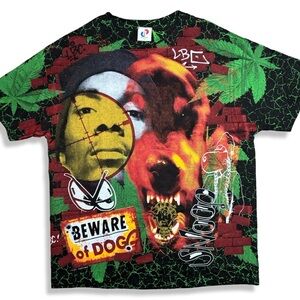 Snoop Dogg AOP Rap T-Shirt